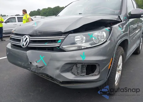 2016 Volkswagen Tiguan S из США, поврежденный, VIN WVGAV7AX5GW600803